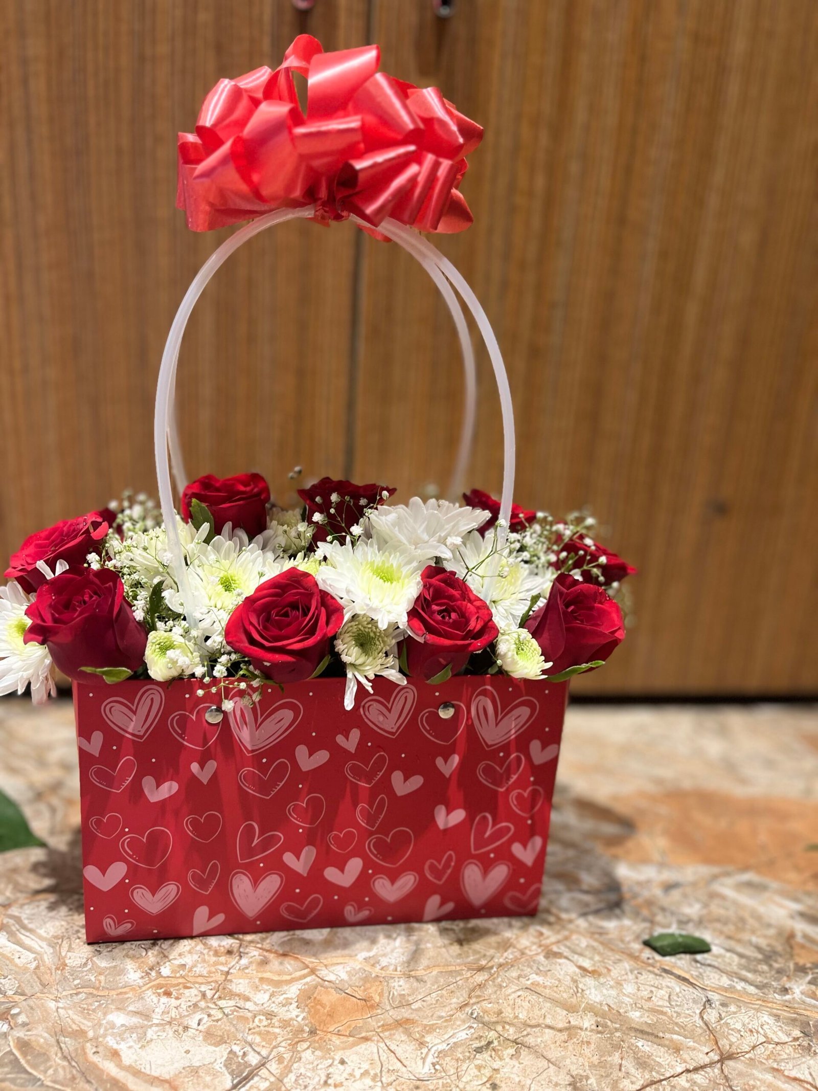 Mix Flower Bag Arrangement