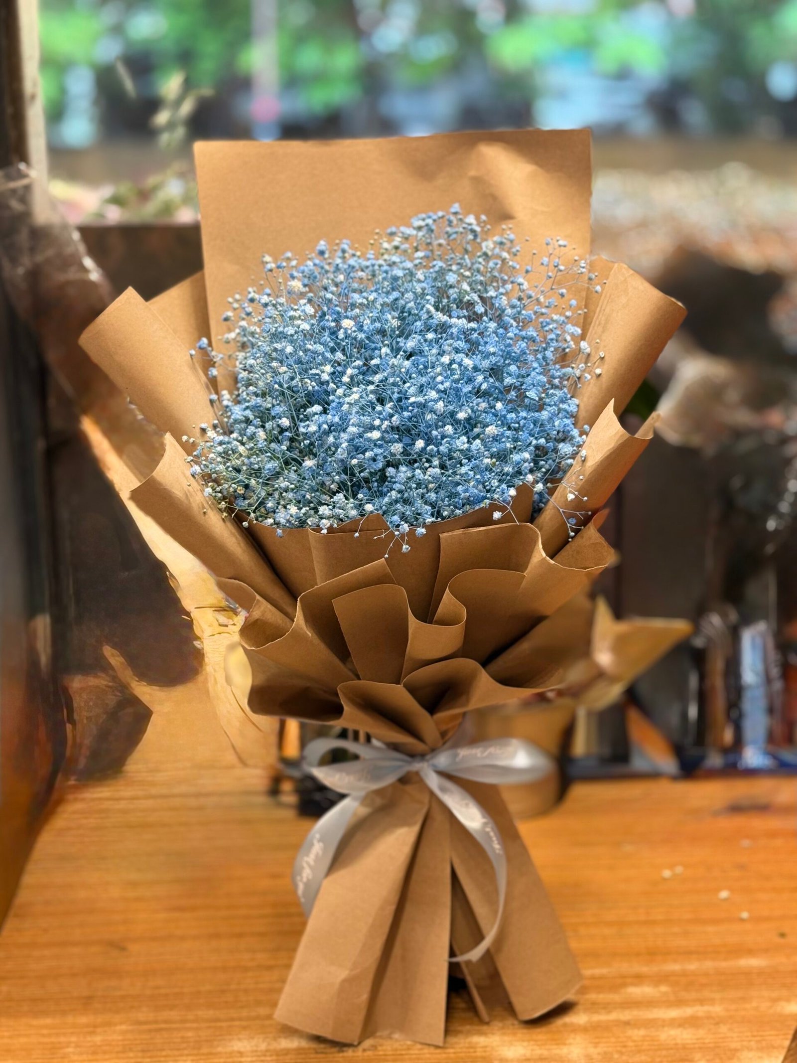 Blue Grace Spray Gypsophila Bouquet-By PGA