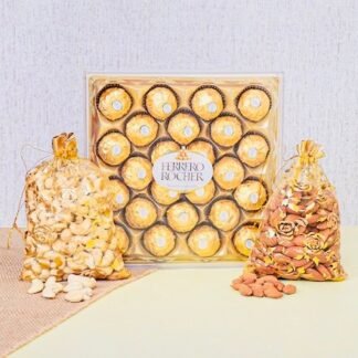 Cashew-Almonds-Ferrero Rocher Combo