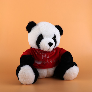 You Are My Heart Beat Panda Soft Toy 30cm