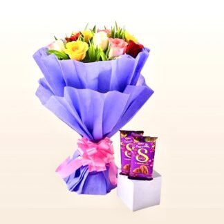Mix Roses n Silk Chocolate Combo-By PGA