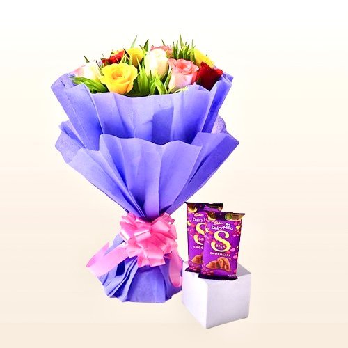 Mix Roses n Silk Chocolate Combo-By PGA