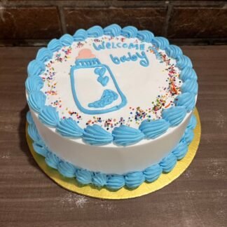 Welcome Baby Boy Cake