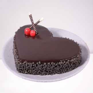 Heart Choco-Chips Cake-Half Kg