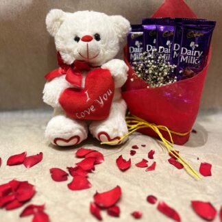 Love You Teddy n Dairy milk