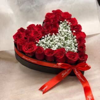 Pure Hearty Red Rose Box-By PGA
