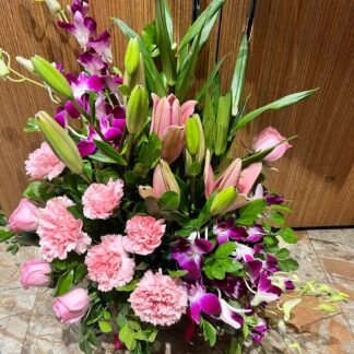 Mix Pink Flowers Combo-By PGA