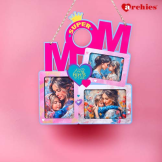 Super MOM Photo Frame Wall Hanging-Archie's