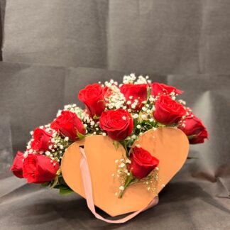 Lovely Heart Roses Bag-By PGA