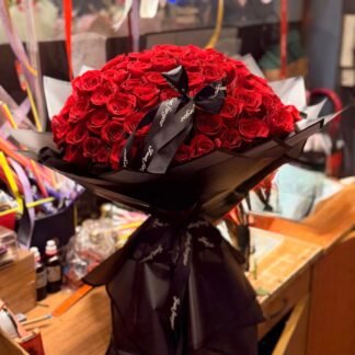 Premium 100 Red Roses Bouquet-By PGA