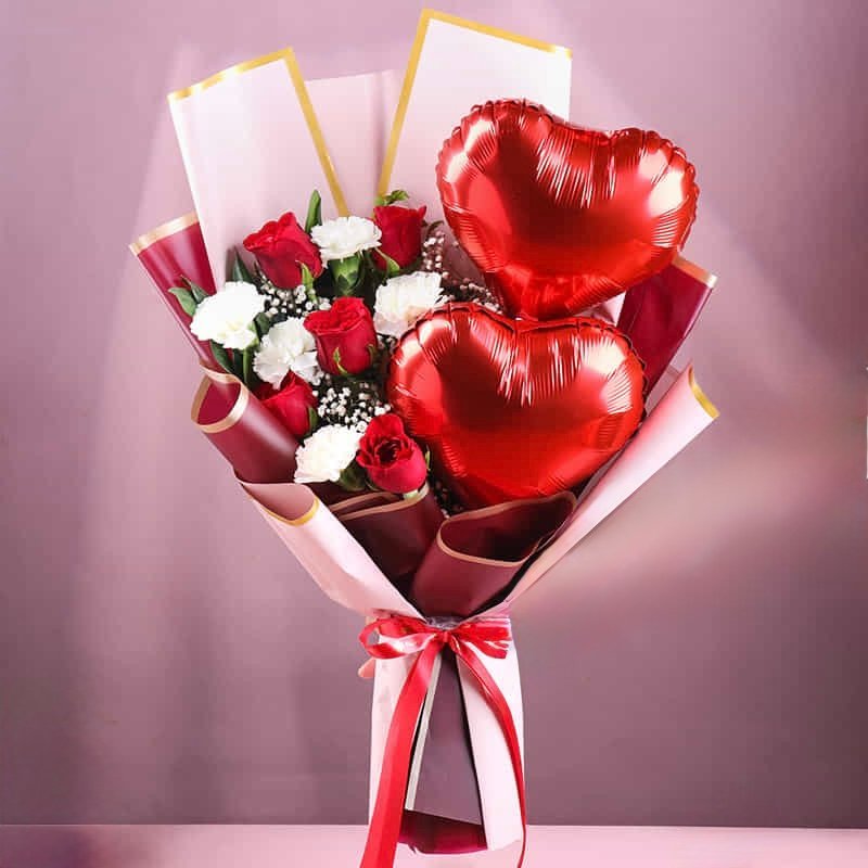 Pure Love Heart Bouquet