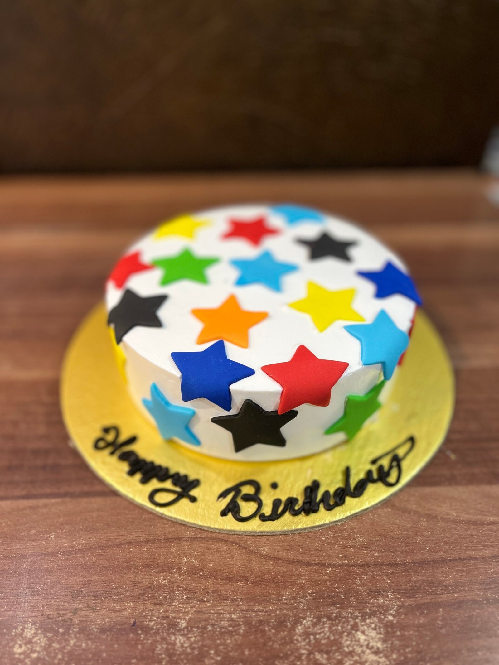 Colorful Star Theme Cake-Half Kg