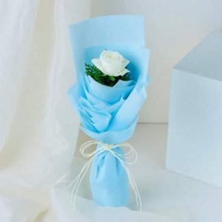 Premium Single White Rose