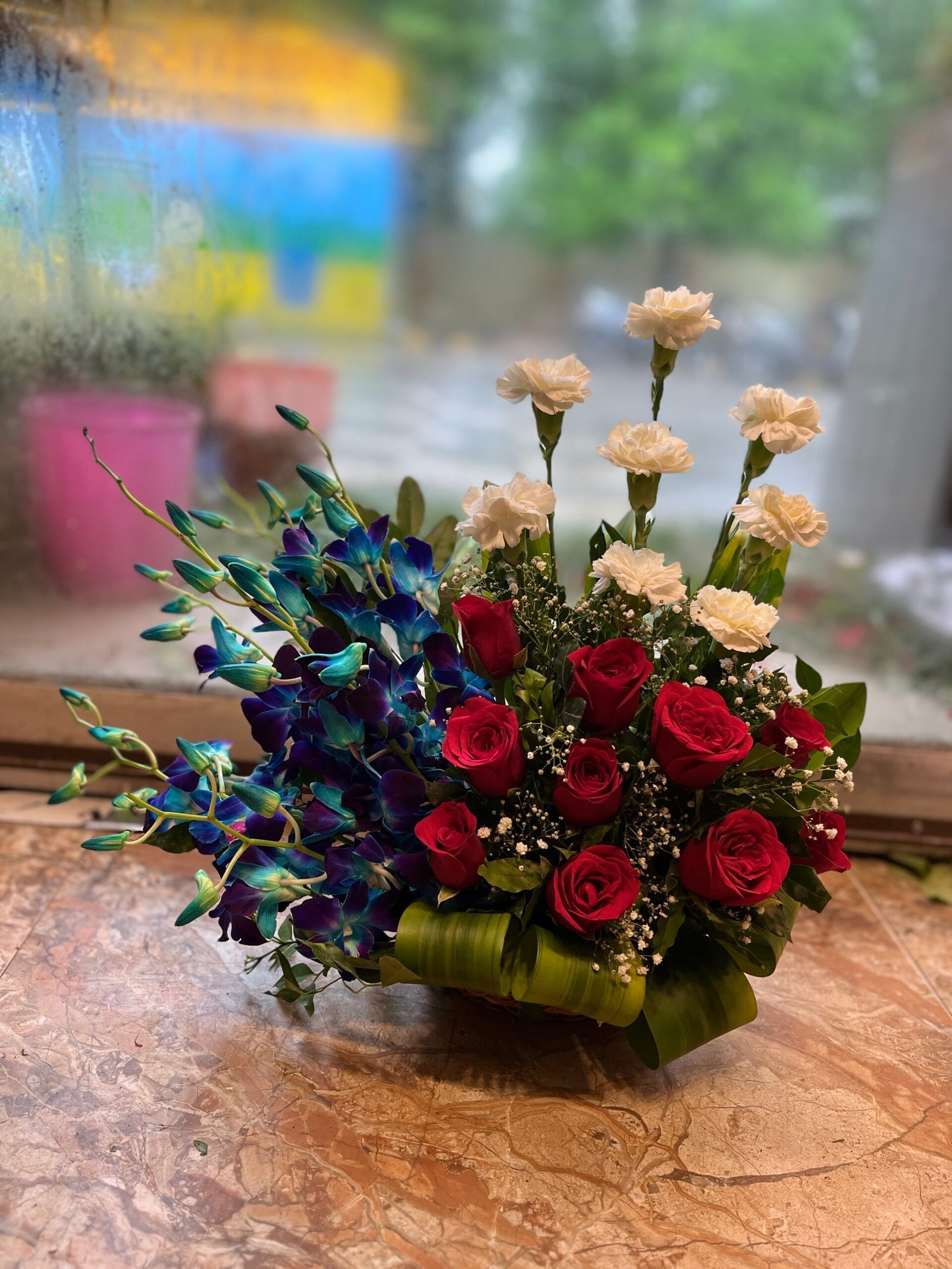 Perfect Floral Combo Basket-By PGA