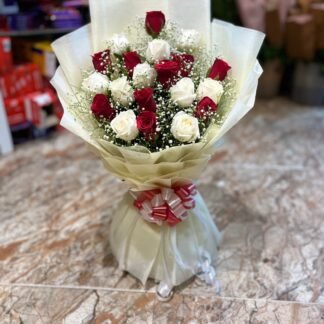 White n Red Roses Beauty-By PGA