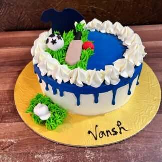 Cricket Theme Vanilla Cake-1 Kg