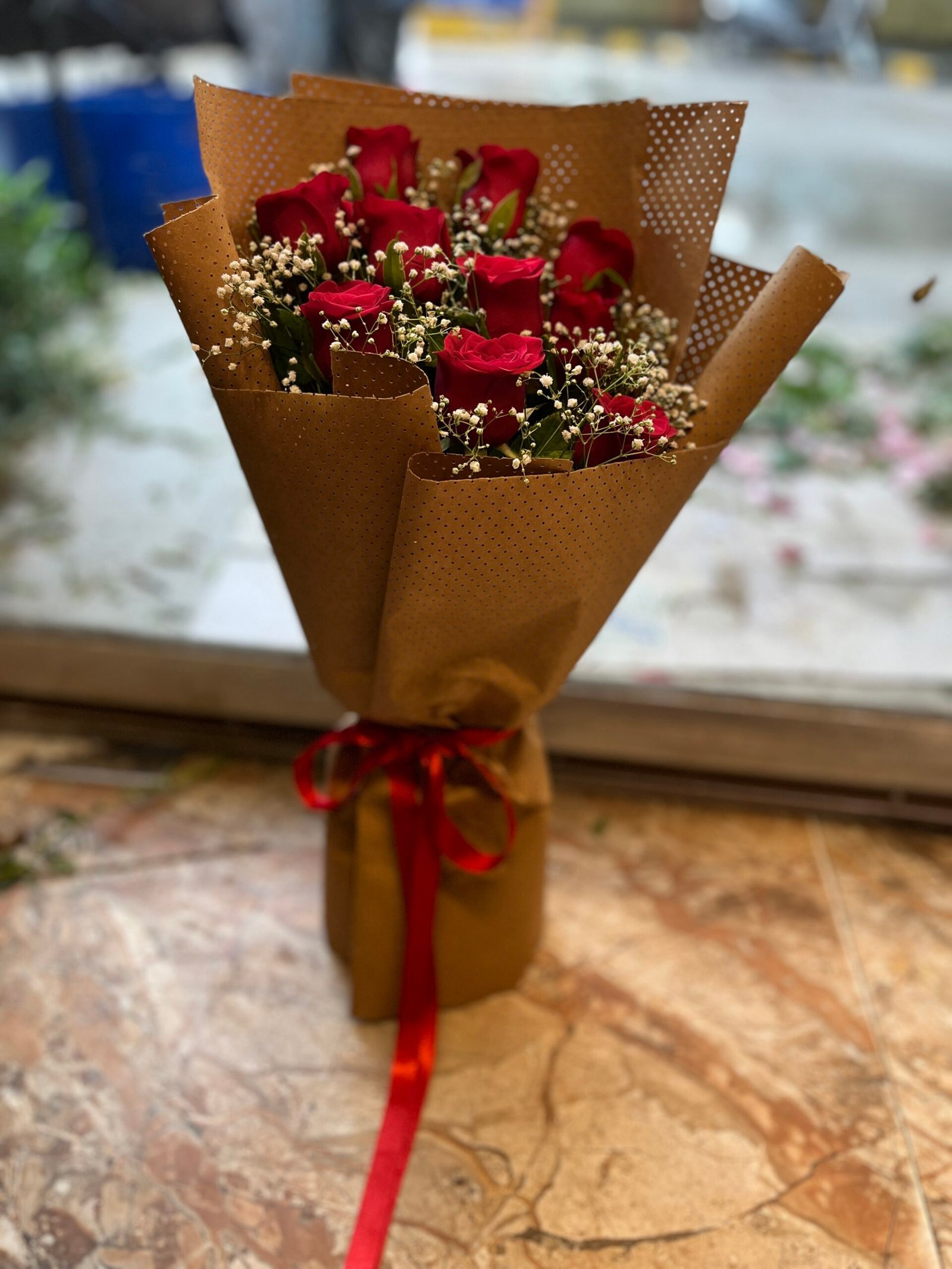 Beautiful Red Roses Bouquet-By PGA