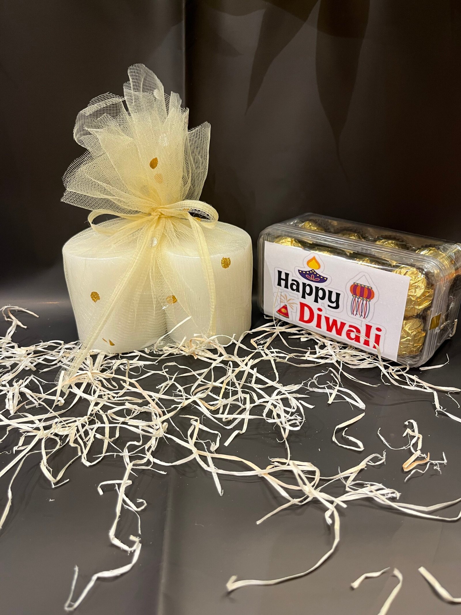Diwali Candles n Chocolate Box-By PGA