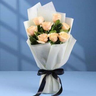 Peachy Roses Bloom