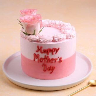 Pink Butterscotch Cake For Mom