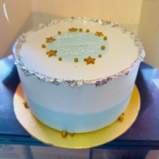 Two-shades Chocolate Birthday Cake-Half Kg