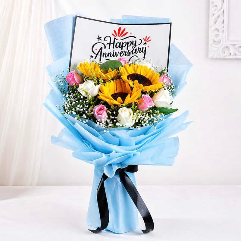 Perfect Anniversary Blooms