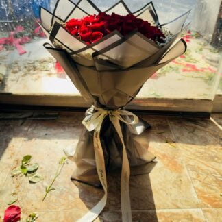 50 Exotic Red Roses Bouquet-By PGA