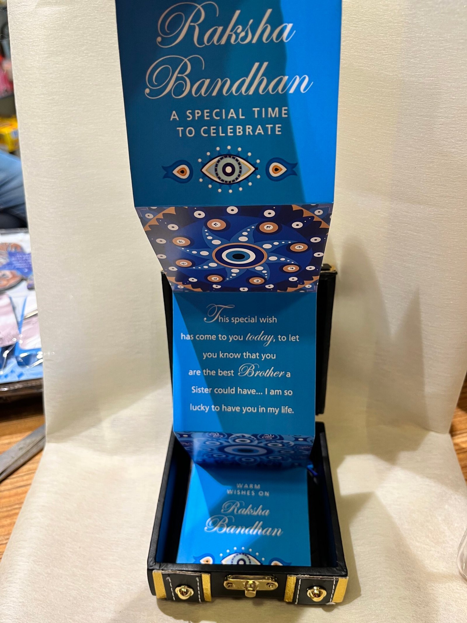 Evil Eye Rakhi Gift Box N Customise Ferrero Box - Image 2