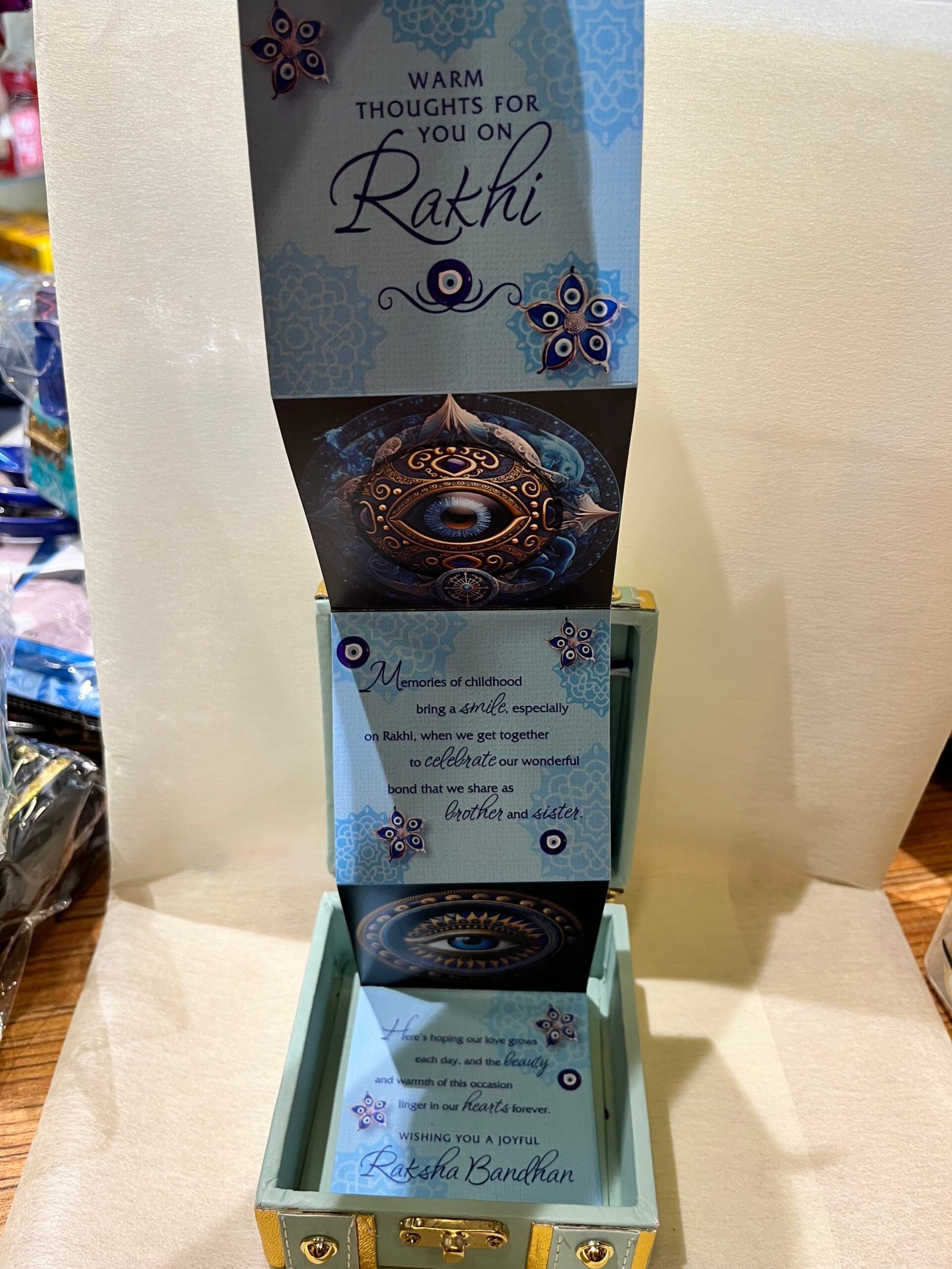 Evil Eye Rakhi Gift Box N Customise Ferrero Box - Image 3