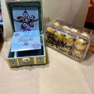 Evil Eye Rakhi Gift Box N Customise Ferrero Box