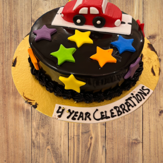Kids Car Theme Cake