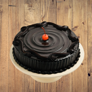 Dark Chocolate Truffle Cake