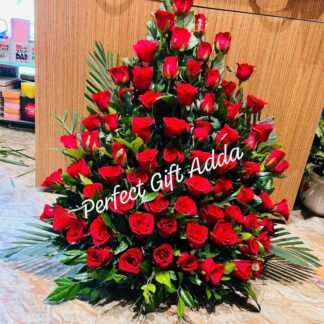 75 Red Roses Arrangement