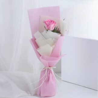 Premium Single Pink Rose