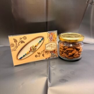 Single Premium Rakhi With Almonds