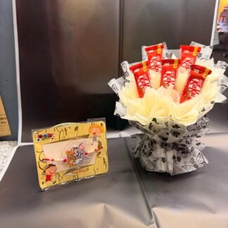 Tom & Jerry Light Rakhi With Kitkat