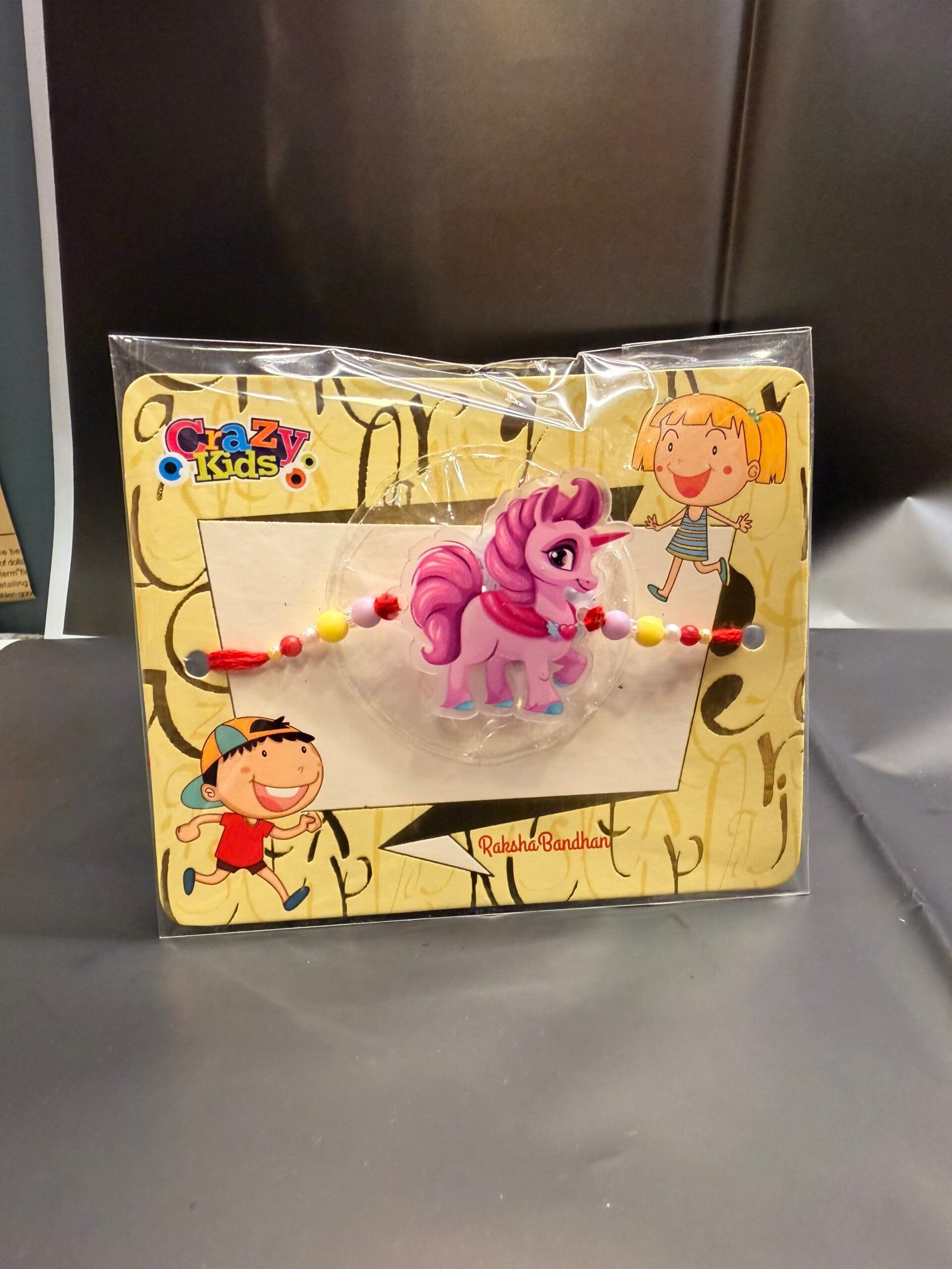 Kids Unicorn Light Rakhi With Moments - Image 2
