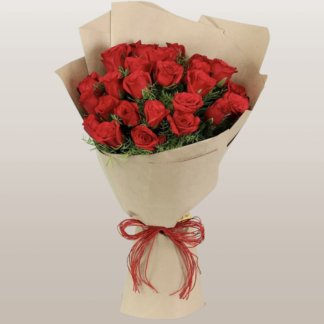 Elegant Red Roses Bouquet