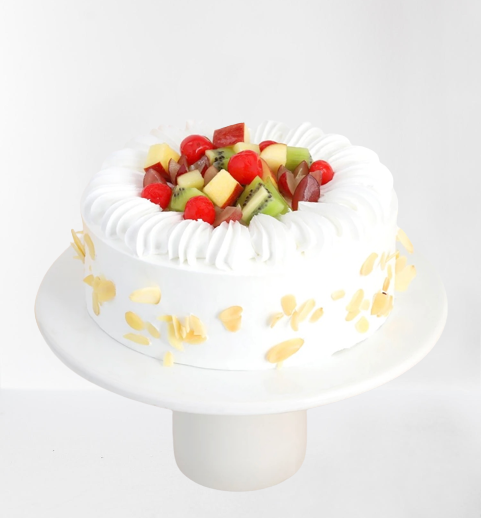 Fresh Fruit Delicious Cake- Half Kg